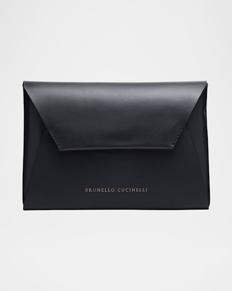 Brunello Cucinelli Allover Monili Convertible Clutch Bag