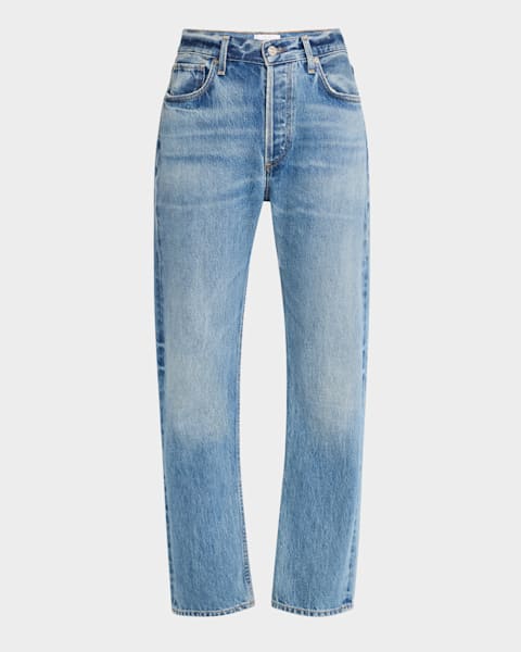 Ayla Baggy Jeans with Tuxedo Stripe 
