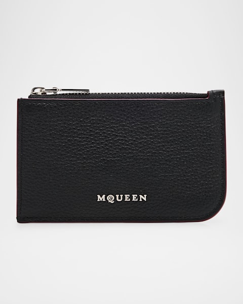 McQueen Men's McQueen Graffiti Card Holder | Neiman Marcus