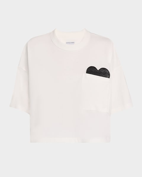 Bottega Veneta Long-Sleeve Compact Cotton Rib Jersey Henley