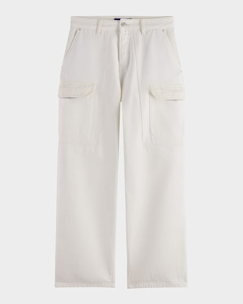 PURPLE Men's P001 Optic White Paint Blowout Skinny Jeans
