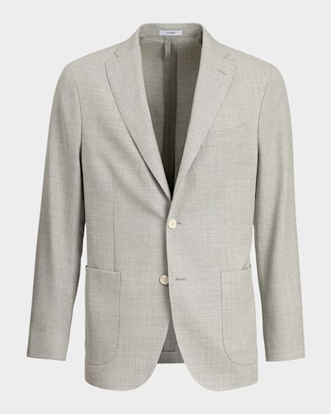 Boglioli Men's Wool Hopsack Blazer | Neiman Marcus