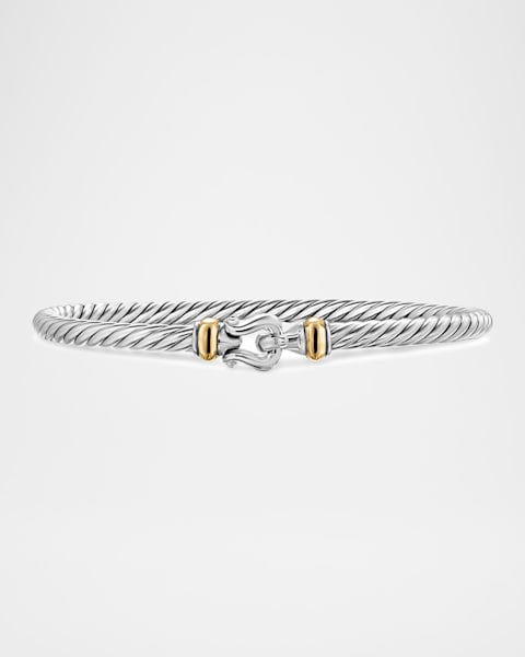 Modern Renaissance Bracelet with Diamonds in 18K Gold, 4.5mm