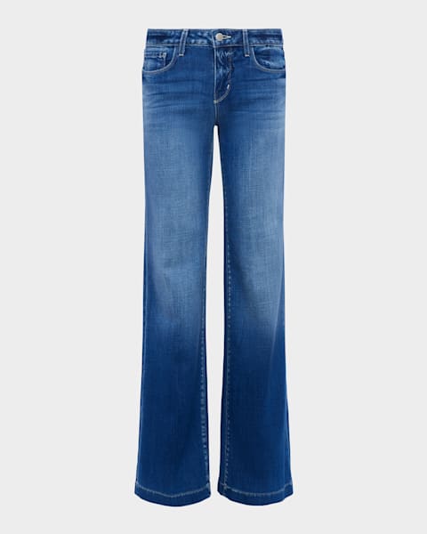 デニム・ジーパン EMPORIO ARMANI Woman Jeans Denim EW001500AF12677 MB001 Emporio Armani High-Rise Cotton Denim Jeans | Neiman Marcus