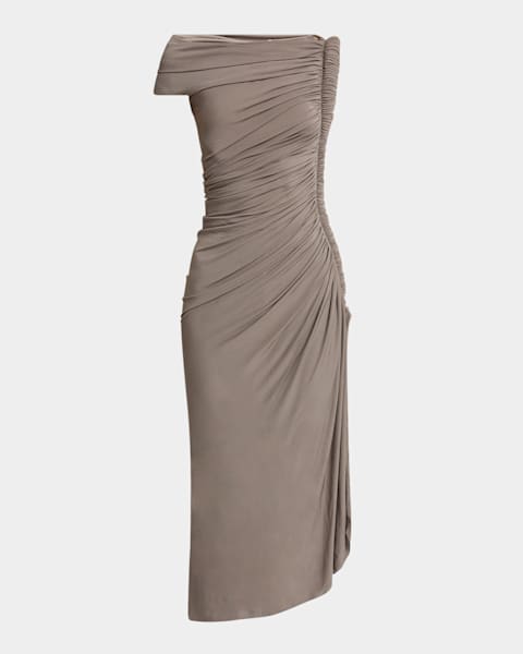 ワンピース Alaia Midi Dress ALAÏA BODYCON DRAPED DRESS |ALAÏA US