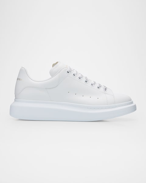 Men's Borg Low-Top Leather Sneakers