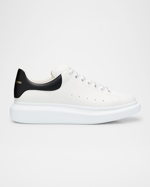 スニーカー ALEXANDER MCQUEEN Larry low-top leather sneakers McQueen Men's Oversized Larry Leather Low-Top Sneakers