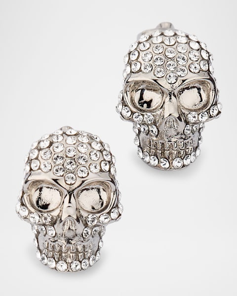 McQueen Sovereign Skull Earrings | Neiman Marcus