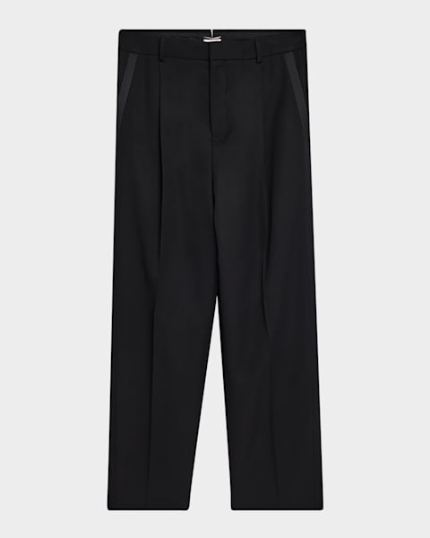 Ralph Lauren Purple Label Gregory Hand-Tailored Wool Serge Trouser