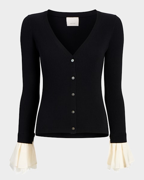 Golden Goose Knit Logo Cardigan | Neiman Marcus Golden Goose Knit Logo Cardigan | Neiman Marcus