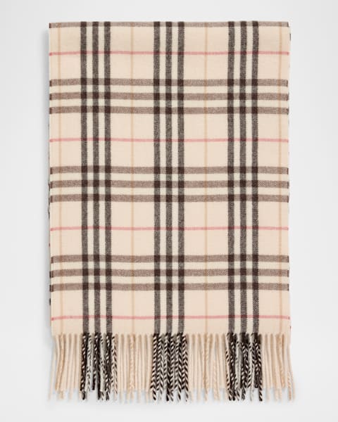 スカーフ BURBERRY MU WASHED GIANT CHK SCARF Burberry Washed Giant Check Cashmere Scarf | Bloomingdale's