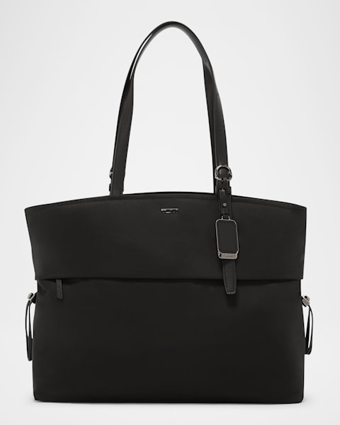 Dries Van Noten Men's Double Two-Tone Leather Tote Bag