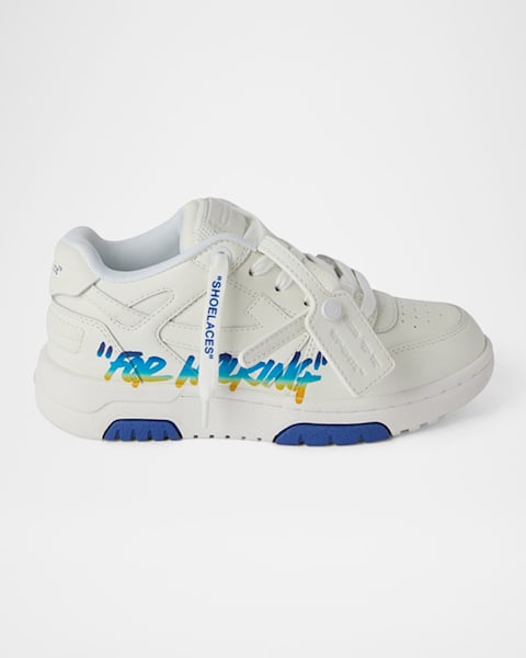 Girl's Out Of Office Leather Sneakers, Kids