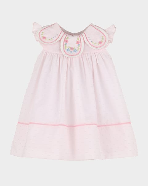 Girl's Velvet Float Dress with Bloomers, Size 6M-24M