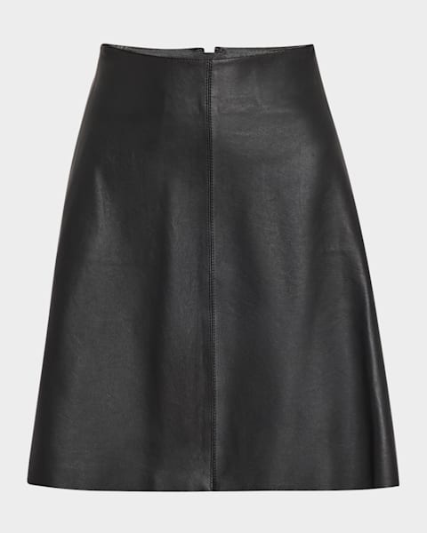 Toteme Low-Waist Tailored Straight Midi Skirt | Neiman Marcus
