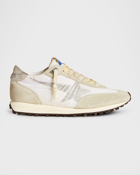 スニーカー GOLDEN  'Running Marathon M77' sneakers White/Black Golden Goose: Black & White Marathon M77 Sneakers | SSENSE