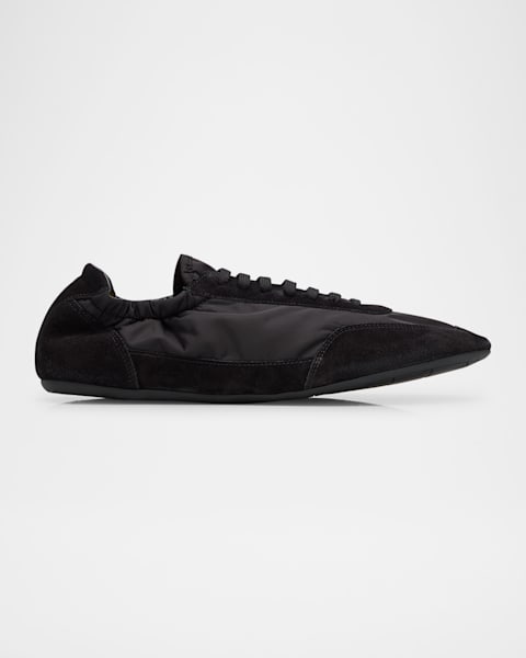 Prada Men's Prax Triangle Logo Runner Sneakers | Neiman Marcus