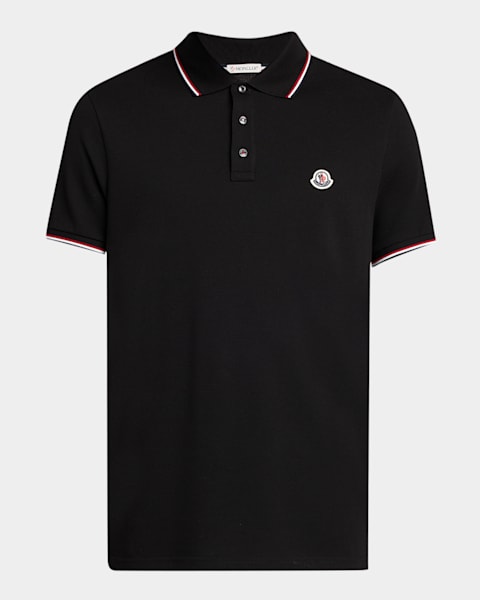 Moncler Men's Logo Polo Shirt | Neiman Marcus