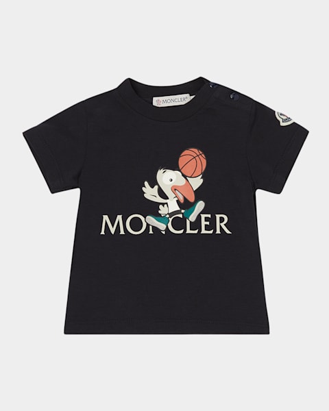 極美品】MONCLER/モンクレール/L/黒/ブラック/Tシャツ/正規品/箱