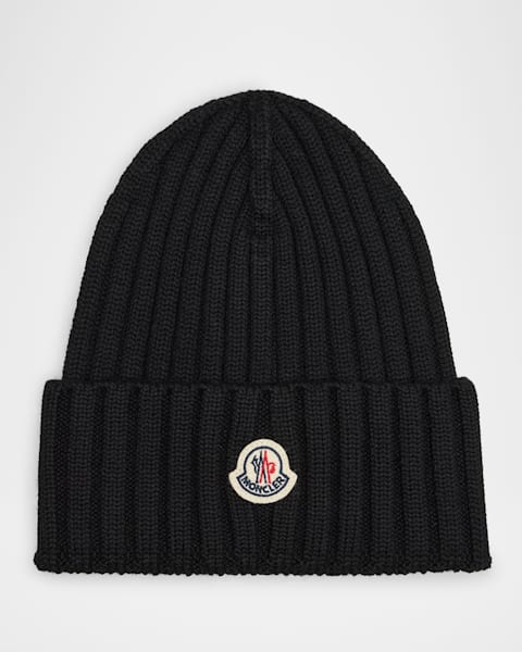 Off-White Arrow Classic Knit Wool Beanie | Neiman Marcus