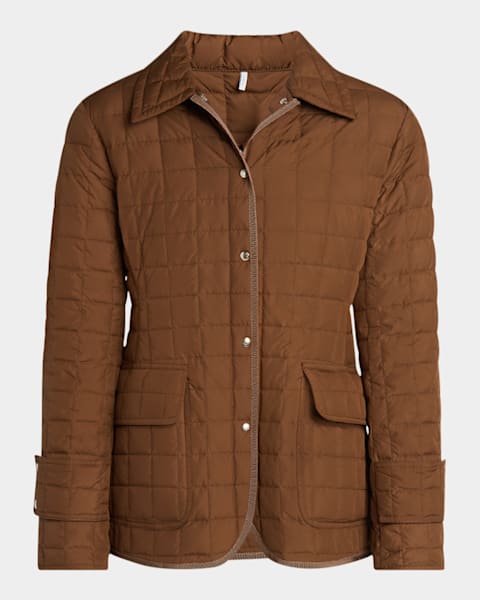アウターその他 MONCLER 'Epin' down jacket Beige Epin quilted down jacket in beige - Moncler | Mytheresa