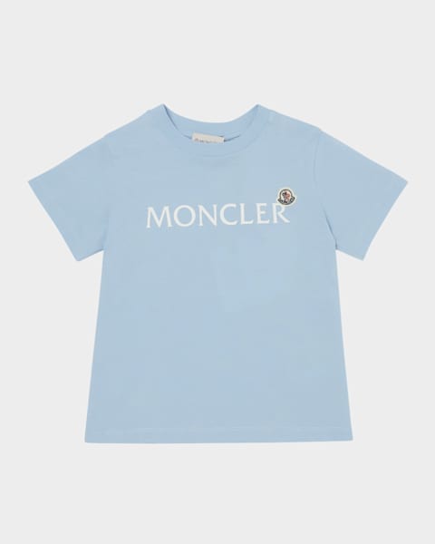 Moncler Boy's Embroidered Logo-Print T-Shirt, Size 8-10