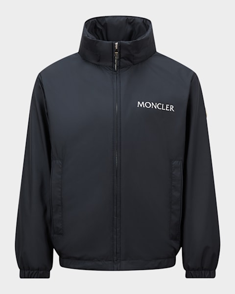 Moncler Boy's Warne Zip-Front Jacket, Size 4A-6A | Neiman Marcus