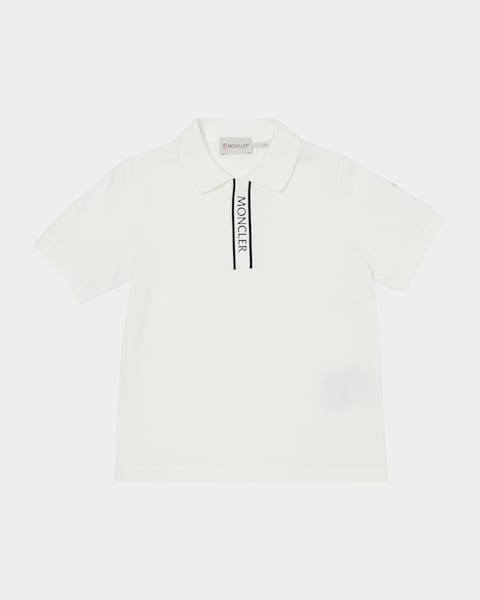 Boy's Embroidered Logo-Print T-Shirt, Size 8-10