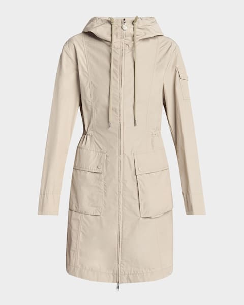 Moncler Sauvan Printed Short Parka | Neiman Marcus