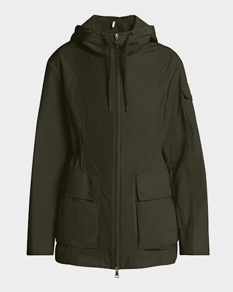 Moncler Rochebonne Hooded Drawstring Jacket | Neiman Marcus