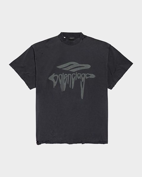 Balenciaga Men's Loop Sports Icon T-Shirt | Neiman Marcus