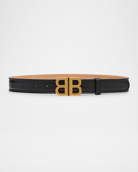 【関税込み】Balenciaga ブラック B クラシック ベルト Balenciaga Classic B Belt | Saks Fifth Avenue