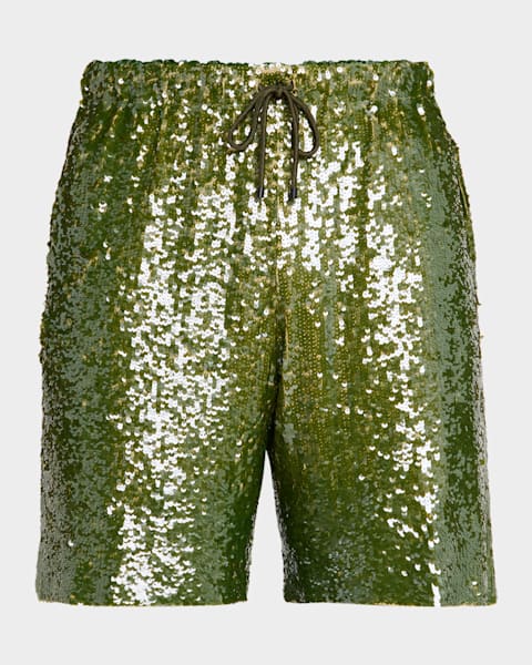 ［25ss新作］Dries Van Noten pomy Bermuda Shorts Dries Van Noten Pomy Multicolor Fabric Shorts | ModeSens