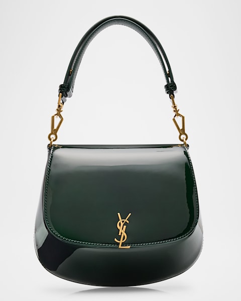 ショルダーバッグ・ポシェット SAINT LAURENT Large leather bucket bag Green Le 37 leather bucket bag in green - Saint Laurent | Mytheresa