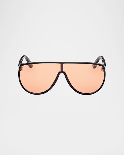 TOM FORD Esme Tortoise Acetate Square Sunglasses | Neiman Marcus