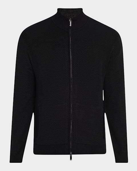 Men's Merino Wool Cardigan Sweater | Neiman Marcus