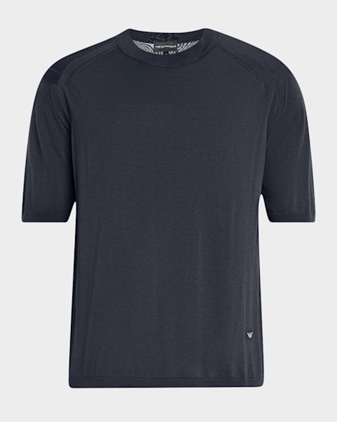 Isaia Men's Silk-Blend Pocket T-Shirt | Neiman Marcus