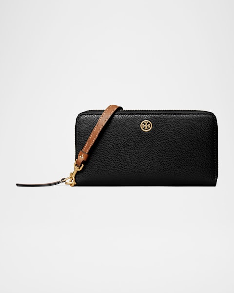 THE ROW Sofia Continental Wallet in Lux Grained Calfskin