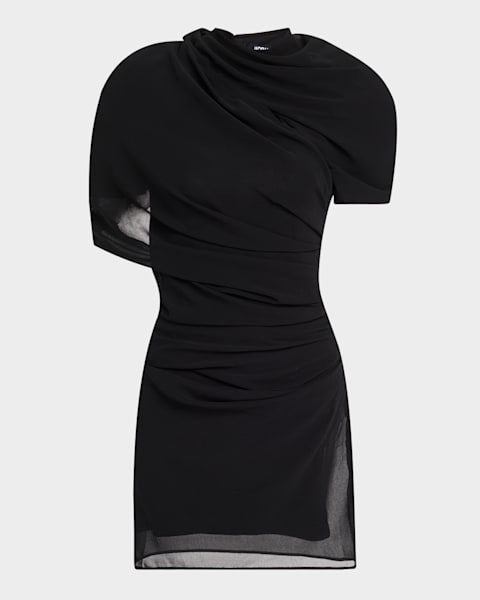 【関税＆送料込み】Jacquemus Black Asymmetric Short Dress L Jacquemus The Saudade Asymmetric Dress | Nordstrom