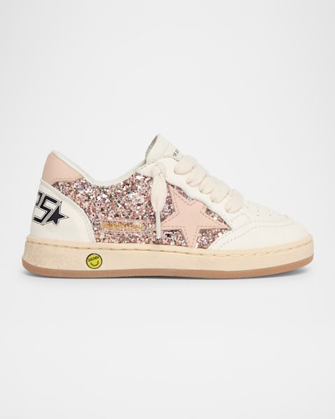 Golden Goose Girl's Exclusive Ball Star Glitter & Metallic