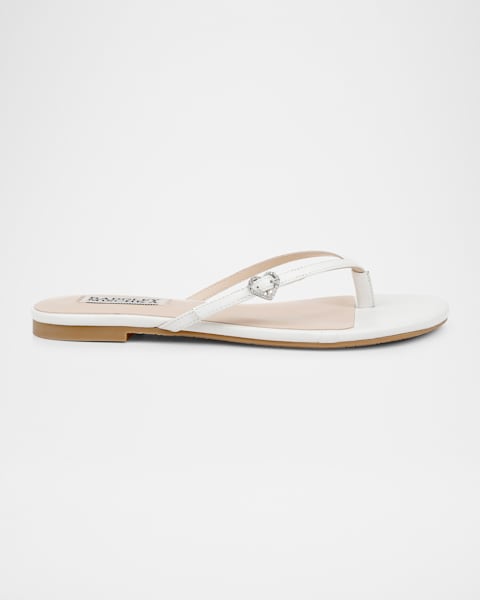 Khaite ルフサンタル F3075920 200 Khaite Strappy Metallic Ankle-Strap Sandals | Neiman Marcus