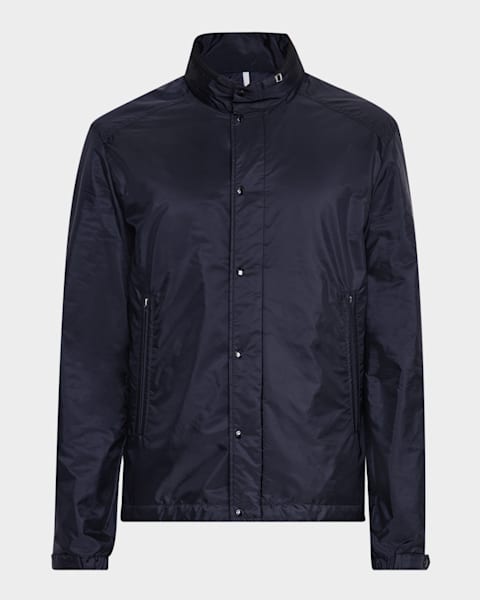 サイズ4 MONCLER GRANDUC Navy Moncler Men's Edit Navy Brieuc Jacket | Neiman Marcus