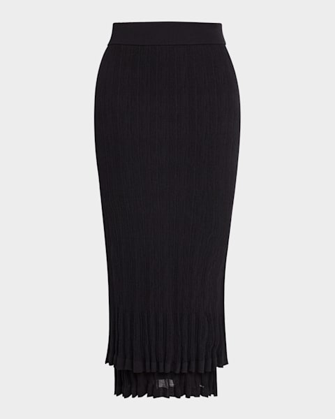 【Raucohouse】Noma pleats wrap skirt Rohe Plisse Wrap Skirt | Neiman Marcus
