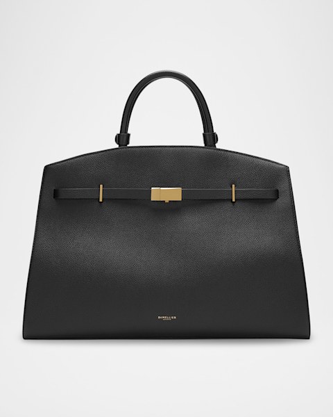 DeMellier The Paris Leather Top-Handle Bag | Neiman Marcus