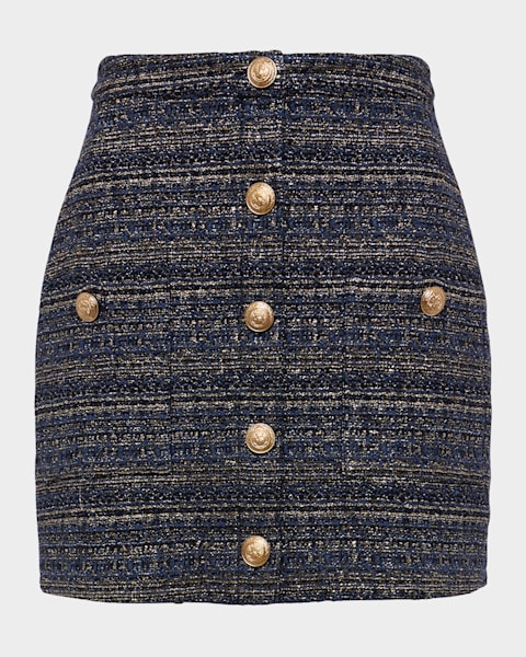 【関税＆送料込み】Versace Tweed Skirt nm_4911130_100030_m