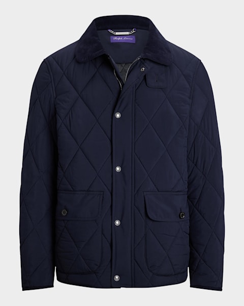 Polo Ralph Lauren Men's Lewis Melton Down Shirt Jacket | Neiman Marcus