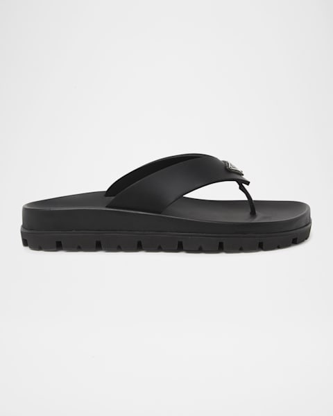 Dune Cotton Flatform Thong Sandals
