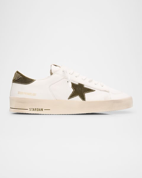 Golden Goose Men's Super-Star Leather Low-Top Sneakers