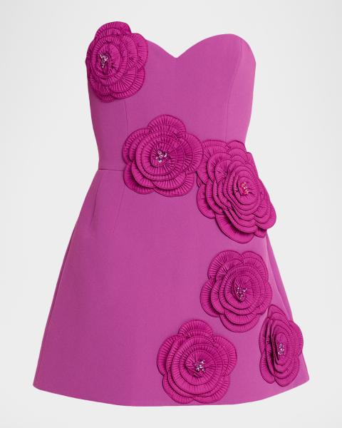 helsi vivi strapless beaded midi dress Flare midi