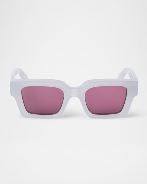 Off-White Men's Virgil Acetate Square Sunglasses | Neiman Marcus